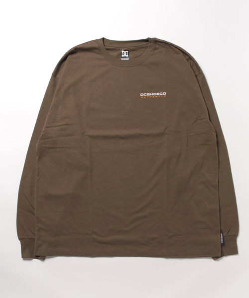 DC SHOES（ディーシーシューズ）の「23 AUTHENTIC OBLIQUE/DCバックプリント長袖ロンT（Tシャツ/カットソー・メンズ・ブラック/ホワイト/ブラウン/グリーン・MEDIUM/LARGE/X-LARGE）」の11枚目の写真