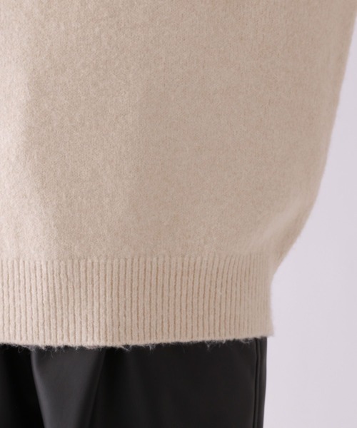 repipi armario(レピピ アルマリオ)の「フワモチハーフZIPニット(ニット/セーター・キッズ・グレー/アイボリー/サックスブルー・SMALL/MEDIUM/LARGE)」の11枚目の写真