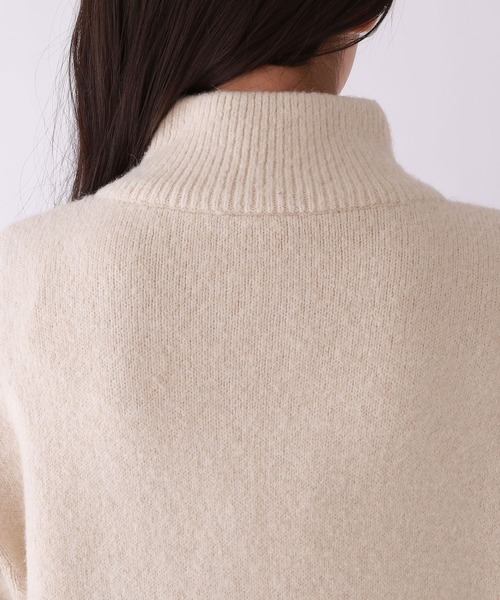 repipi armario(レピピ アルマリオ)の「フワモチハーフZIPニット(ニット/セーター・キッズ・グレー/アイボリー/サックスブルー・SMALL/MEDIUM/LARGE)」の12枚目の写真