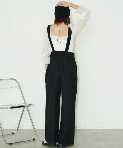 ポリツイルサロペット（サロペット/オーバーオール）｜Auntie