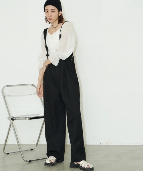 HOLIDAY サロペット Auntie Rosa Holiday サロペット オーバーオール フロントジップ