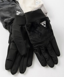 GERRY（ジェリー）の「【79】【GERRY/ジェリー】ブランドロゴ ワンポイント刺繍 ストレッチフリース×タフタ 切替えグローブ/手袋（手袋）」