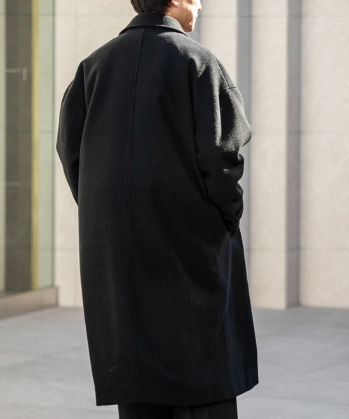 SENSE OF PLACE by URBAN RESEARCH(センスオブプレイスバイアーバンリサーチ)の「『ユニセックス』バルマカーンルーズコート(その他アウター・メンズ・グレー/ブラック・MEDIUM/LARGE)」の7枚目の写真