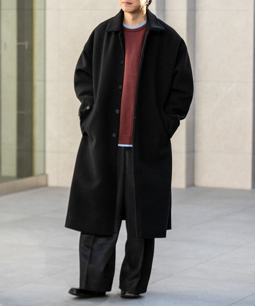 SENSE OF PLACE by URBAN RESEARCH(センスオブプレイスバイアーバンリサーチ)の「『ユニセックス』バルマカーンルーズコート(その他アウター・メンズ・グレー/ブラック・MEDIUM/LARGE)」の8枚目の写真