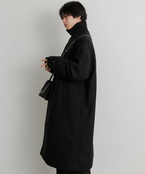 SENSE OF PLACE by URBAN RESEARCH(センスオブプレイスバイアーバンリサーチ)の「『ユニセックス』バルマカーンルーズコート(その他アウター・メンズ・グレー/ブラック・MEDIUM/LARGE)」の15枚目の写真