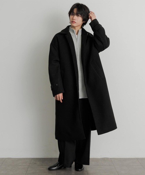 SENSE OF PLACE by URBAN RESEARCH(センスオブプレイスバイアーバンリサーチ)の「『ユニセックス』バルマカーンルーズコート(その他アウター・メンズ・グレー/ブラック・MEDIUM/LARGE)」の17枚目の写真