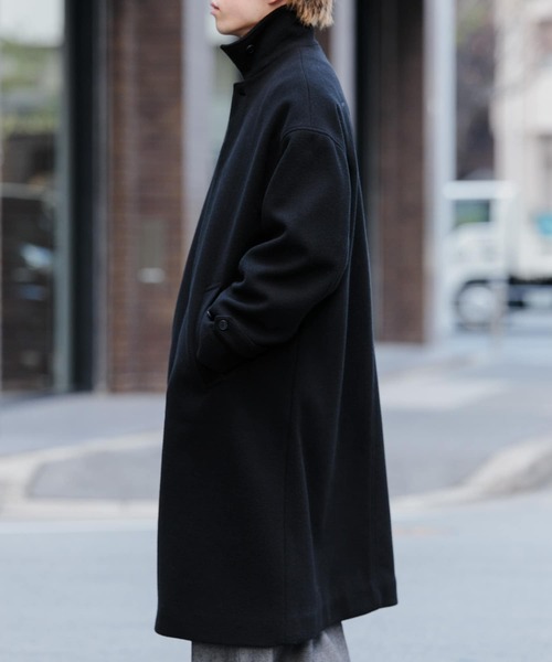 SENSE OF PLACE by URBAN RESEARCH(センスオブプレイスバイアーバンリサーチ)の「『ユニセックス』バルマカーンルーズコート(その他アウター・メンズ・グレー/ブラック・MEDIUM/LARGE)」の20枚目の写真