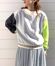 Q | リブロゴ配色トレーナー(スウェット)