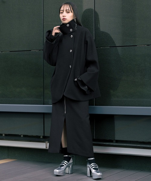 HARE（ハレ）の「フロントZIPナロースカート(HARE)（スカート
