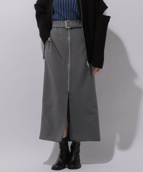 HARE（ハレ）の「フロントZIPナロースカート(HARE)（スカート