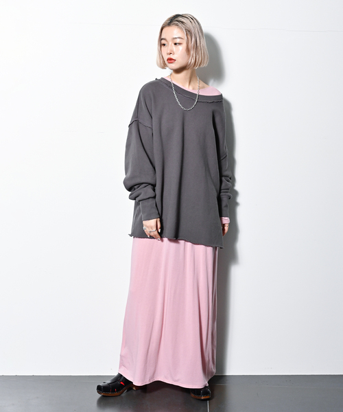 カットソー(長袖/七分) CITYSHOP BIO WASH PULLOVER CITYSHOP（シティーショップ）の「BIO WASH PULLOVER：スウェット