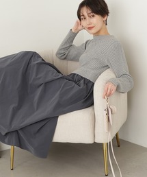 N.(N. Natural Beauty Basic) | ◆ラメニットドッキングワンピース(ワンピース)