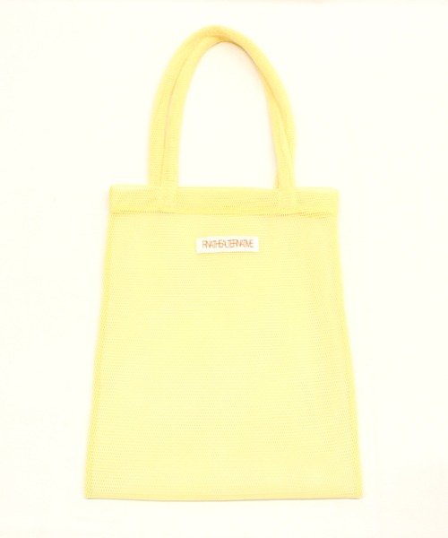 RNA（アールエヌエー）の「E4968 ダブルメッシュトート（トートバッグ・レディース・ピンク/ブラック/イエロー・FREE）」の5枚目の写真