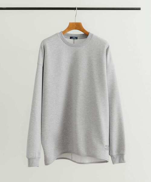 ITEMS URBANRESEARCH（アイテムズ アーバンリサーチ）の「裏起毛ダンボール クルーネックトップス（スウェット・メンズ・グレー/オフホワイト/ブラック・LARGE/MEDIUM）」の15枚目の写真