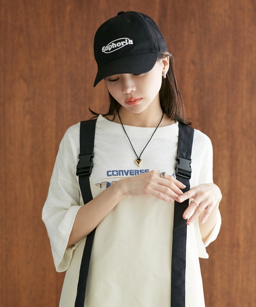 VIS(ビス)の「ロゴキャップ(キャップ・レディース・ブラック/オフホワイト/ボルドー・FREE)」の5枚目の写真