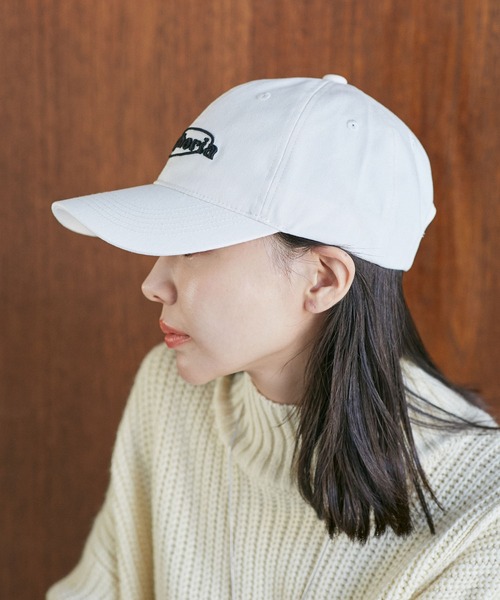 VIS(ビス)の「ロゴキャップ(キャップ・レディース・ブラック/オフホワイト/ボルドー・FREE)」の7枚目の写真