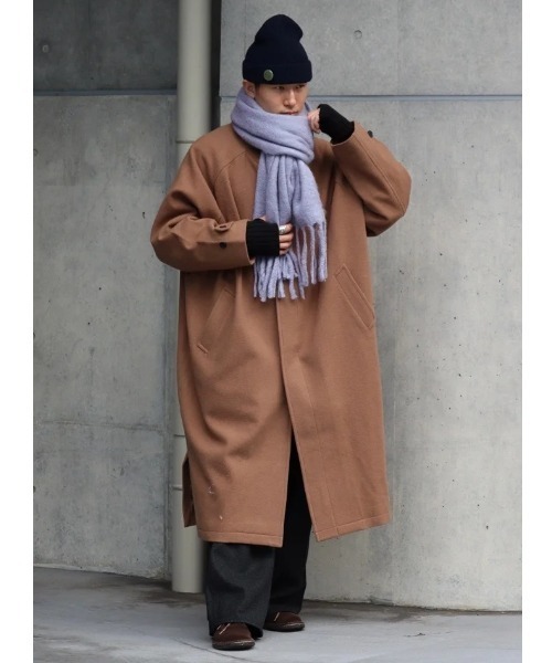 veta(ベタ)の「Shaggy stole solid(マフラー・メンズ・ブラック/ブルー/ライトピンク/ライラック/マスタード・FREE)」の10枚目の写真