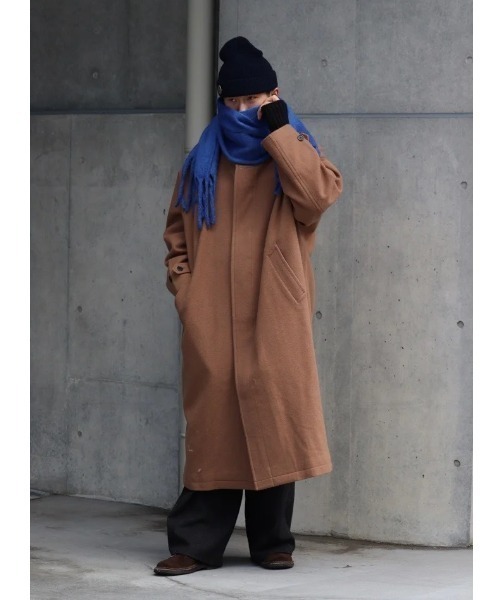 veta(ベタ)の「Shaggy stole solid(マフラー・メンズ・ブラック/ブルー/ライトピンク/ライラック/マスタード・FREE)」の12枚目の写真