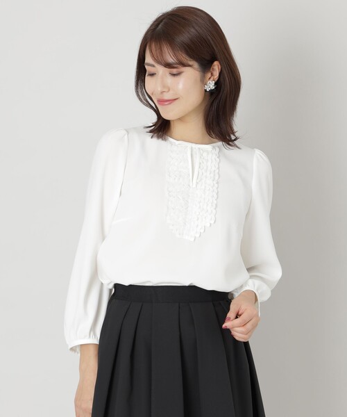 【セール】ポリエステルジョーゼット ブラウス（シャツ/ブラウス）｜TO BE CHIC（トゥー ビー シック）