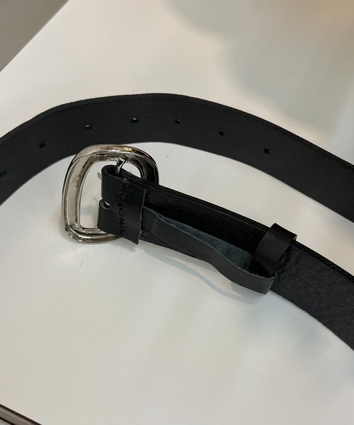 CAPRICIEUX LE'MAGE(カプリシューレマージュ)の「ニュアンスバックルベルト(ベルト・レディース・ブラック・FREE)」の6枚目の写真