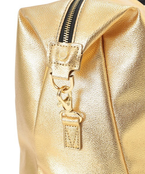 【ほぼ未使用】MARK & LONA ボストンバッグ ゴールド MARK & LONA（マークアンドロナ）の「Cray Metalic Boston Bag