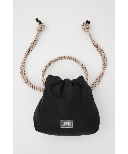 RODEO CROWNS WIDE BOWL（ロデオクラウンズワイドボウル）の「PUFF ハンドバッグ（ショルダーバッグ・レディース・パープル/グリーン/ブラック・FREE）」の2枚目の写真