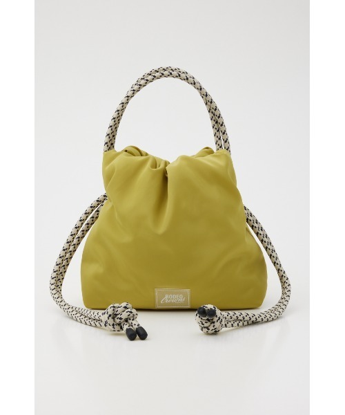 RODEO CROWNS WIDE BOWL（ロデオクラウンズワイドボウル）の「PUFF ハンドバッグ（ショルダーバッグ・レディース・パープル/グリーン/ブラック・FREE）」の15枚目の写真