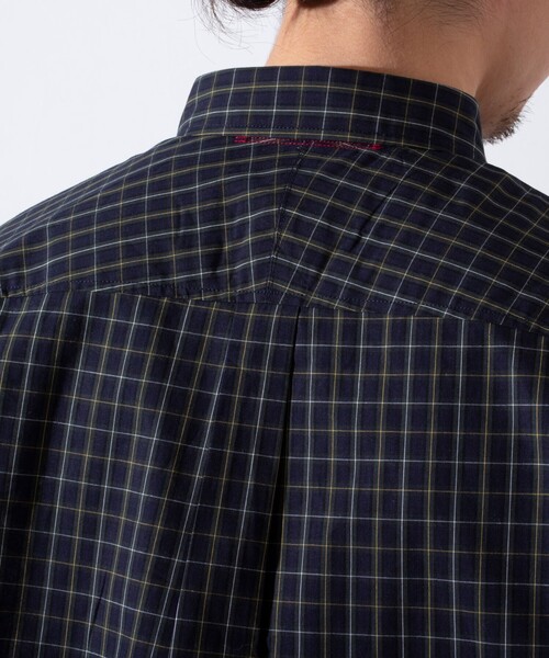 GLOSTER（グロスター）の「【GLOSTER/グロスター】BOY ASTLAD ボタンダウンシャツ (無地/チェック)（シャツ/ブラウス・メンズ・ネイビー/イエロー/ホワイト/グリーン・S/M/L）」の8枚目の写真