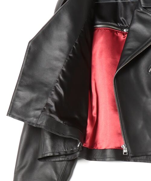 FACETASM(ファセッタズム)の「FACETASM×AVIREX / ファセッタズム×アヴィレックス/ZIP RIDERS JACKET(ライダースジャケット・メンズ・ブラック・4)」の6枚目の写真