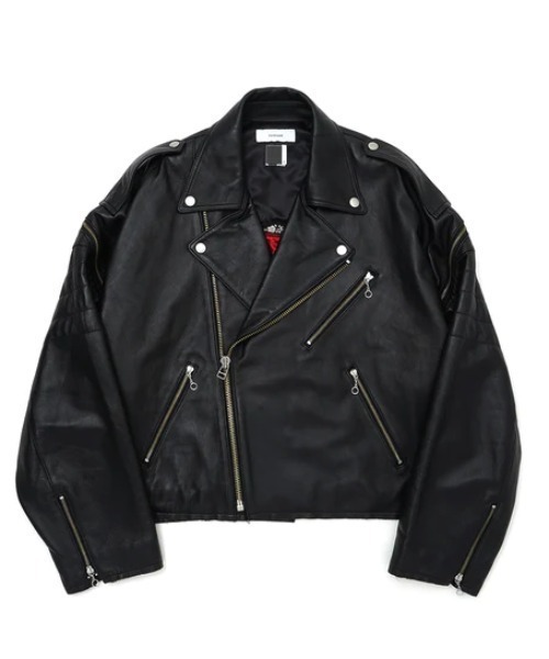 FACETASM(ファセッタズム)の「FACETASM×AVIREX / ファセッタズム×アヴィレックス/ZIP RIDERS JACKET(ライダースジャケット・メンズ・ブラック・4)」の1枚目の写真