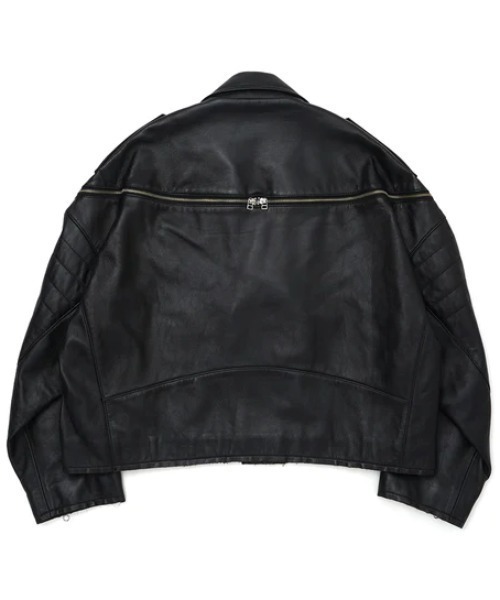 FACETASM(ファセッタズム)の「FACETASM×AVIREX / ファセッタズム×アヴィレックス/ZIP RIDERS JACKET(ライダースジャケット・メンズ・ブラック・4)」の8枚目の写真