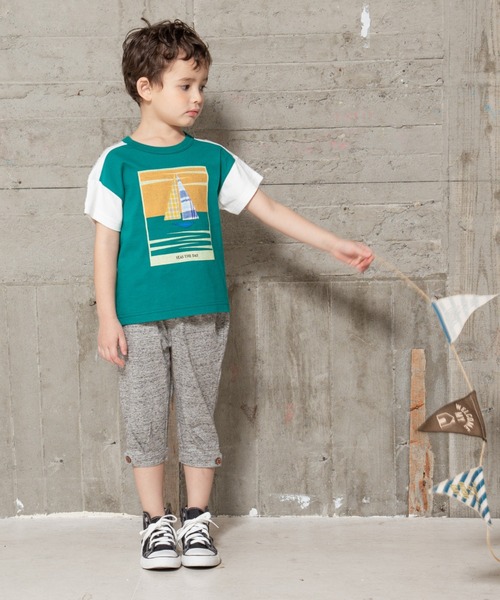 RAGMART（ラグマート）の「カットソー7分丈パンツ（その他パンツ・キッズ・キャメル/グリーン/ブルー/グレー・90cm/95cm/80ｃｍ）」の16枚目の写真