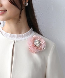 Three Four Time（スリーフォータイム）の「ビジュサテンコサージュ【フォーマル/セレモニー/入卒】（ブローチ/コサージュ）」