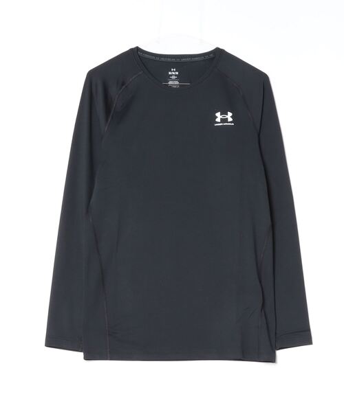 UNDER ARMOUR（アンダーアーマー）の「アンダーアーマー  UAヒートギア フィッティド ロングスリーブシャツ（インナーウェア/肌着・メンズ・ブラック/ネイビー/ホワイト・S/M/L/LL/3L）」の2枚目の写真