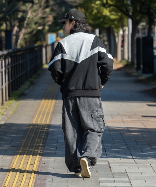 kutir(クティール)の「バイカラースタンドネックスウェット(スウェット・メンズ・ブラック/ネイビー・MEDIUM/LARGE)」の20枚目の写真