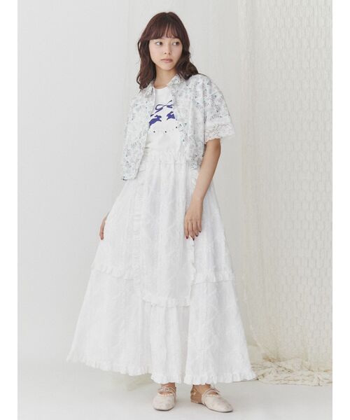 merry jenny（メリージェニー）の「rabbit ribbon tee（Tシャツ/カットソー・レディース・オフホワイト/ブルー/ピンク・FREE）」の21枚目の写真