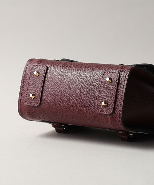 The Cambridge Satchel Company(ケンブリッジサッチェル)の「<THE CAMBRIDGE SATCHEL>the mini Emily(トートバッグ・レディース・ライトグレー/ワインレッド・FREE)」の11枚目の写真