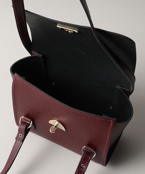 The Cambridge Satchel Company(ケンブリッジサッチェル)の「<THE CAMBRIDGE SATCHEL>the mini Emily(トートバッグ・レディース・ライトグレー/ワインレッド・FREE)」の12枚目の写真
