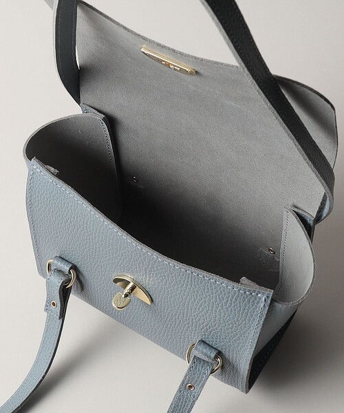 The Cambridge Satchel Company(ケンブリッジサッチェル)の「<THE CAMBRIDGE SATCHEL>the mini Emily(トートバッグ・レディース・ライトグレー/ワインレッド・FREE)」の5枚目の写真
