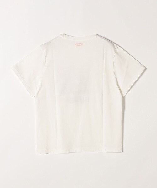 La Hutte ホワイト Tシャツ セール】La Hutte:〈洗濯機可能〉デザイン ロゴ プリント TEE（T