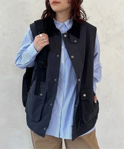 CPCM(シーピーシーエム)の「綿ナイロンハンティングベスト(ベスト・メンズ・アイボリー/カーキ/ブラック・MEDIUM/LARGE)」の10枚目の写真