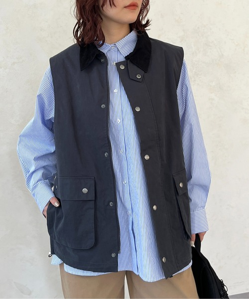 CPCM(シーピーシーエム)の「綿ナイロンハンティングベスト(ベスト・メンズ・アイボリー/カーキ/ブラック・MEDIUM/LARGE)」の14枚目の写真