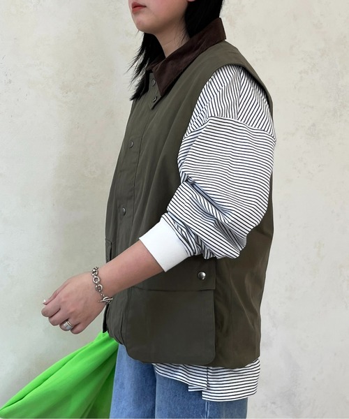 CPCM(シーピーシーエム)の「綿ナイロンハンティングベスト(ベスト・メンズ・アイボリー/カーキ/ブラック・MEDIUM/LARGE)」の15枚目の写真