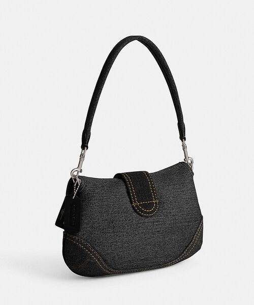 COACH（コーチ）の「ソーホー バッグ・アップサイクル リパーパス デニム（ショルダーバッグ・レディース・ブラック系その他・ONE）」の3枚目の写真