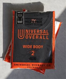 VENCEEXCHANGE（ヴァンスエクスチェンジ）の「UNIVERSAL OVERALL ユニバーサルオーバーオール 2Pパックショートスリーブ/無地 クルーネック半袖Tシャツ/パックTシャツ（Tシャツ/カットソー・メンズ）」