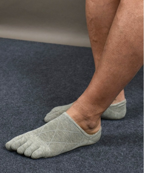 COMON＋（コモンプラス）の「蒸れ防止 甲部分メッシュ5色セット コットン5本指ローソックス（ゴルフグッズ・メンズ・その他・FREE）」の20枚目の写真