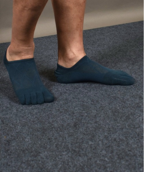 COMON＋（コモンプラス）の「蒸れ防止 甲部分メッシュ5色セット コットン5本指ローソックス（ゴルフグッズ・メンズ・その他・FREE）」の17枚目の写真