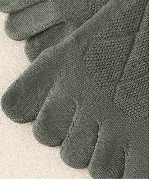 COMON＋（コモンプラス）の「蒸れ防止 甲部分メッシュ5色セット コットン5本指ローソックス（ゴルフグッズ・メンズ・その他・FREE）」の2枚目の写真