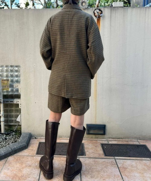 【セール】オーバーサイズダブルジャケット(テーラードジャケット)|byYOUANCE(バイユアンス) 【セール】オーバーサイズダブルジャケット(テーラードジャケット)|byYOUANCE(バイユアンス)