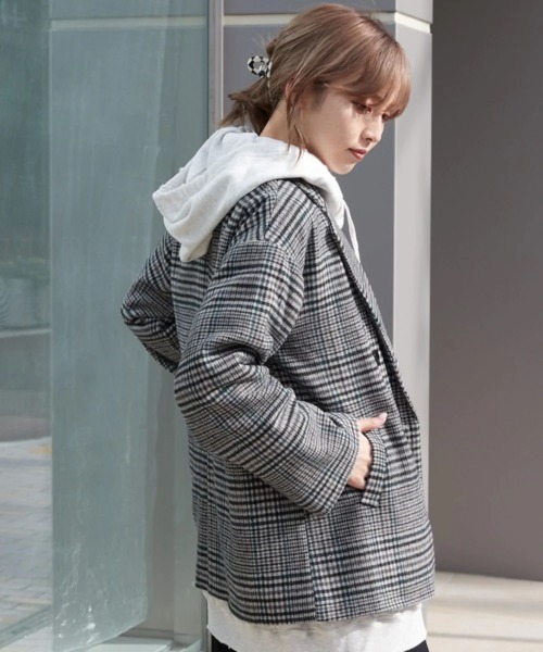 【セール】オーバーサイズダブルジャケット(テーラードジャケット)|byYOUANCE(バイユアンス) 【セール】オーバーサイズダブルジャケット(テーラードジャケット)|byYOUANCE(バイユアンス)